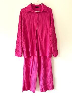 Shein Pink Pant & Shirt Set